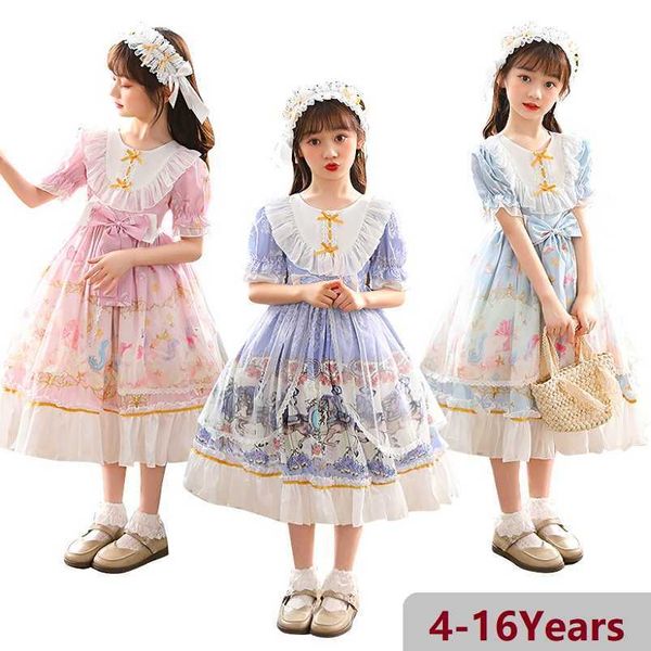 girl's dresses children adolescent girls aged 4 to 16 french princess summer japanese lolita flower dress cute children's party an, Red;yellow
girl's dresses children adolescent girls aged 4 to 16 french princess summer japanese lolita flower dress cute children's party an, Red;yellow