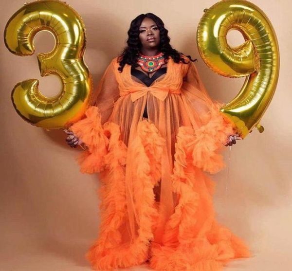 fluffy tulle bright orange women sleepwear robes long sleeves nightgowns deep v neck ruffles bathrobe pajamas plus size mater3486778, White
fluffy tulle bright orange women sleepwear robes long sleeves nightgowns deep v neck ruffles bathrobe pajamas plus size mater3486778, White