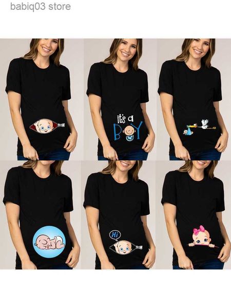 maternity tees pregnant women maternity clothes baby print pregnant funny t-shirt summer maternity pregnancy announcement new baby tee t23, White
maternity tees pregnant women maternity clothes baby print pregnant funny t-shirt summer maternity pregnancy announcement new baby tee t23, White
