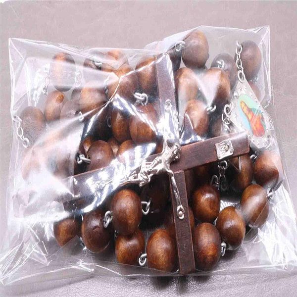 necklaces big rosary muzhu cross necklace catholic brown wooden beads jesus cross long chain religious long necklace 110cm., Silver
necklaces big rosary muzhu cross necklace catholic brown wooden beads jesus cross long chain religious long necklace 110cm., Silver