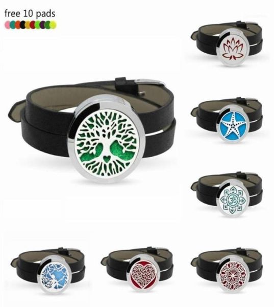 flower starfish aroma essential oil diffuser perfume charm bracelet women man pu leather bracelet14935223, Golden;silver
flower starfish aroma essential oil diffuser perfume charm bracelet women man pu leather bracelet14935223, Golden;silver