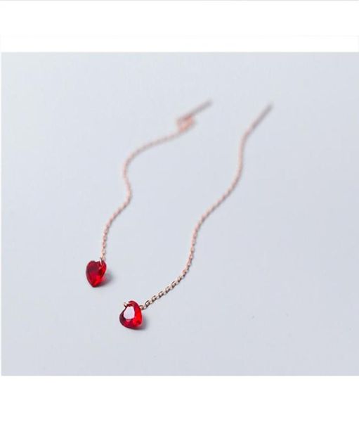 fashionreal 925 sterling silver romantic drop earrings for women wedding rose gold color long chain tassel red heart pendant7138506
fashionreal 925 sterling silver romantic drop earrings for women wedding rose gold color long chain tassel red heart pendant7138506