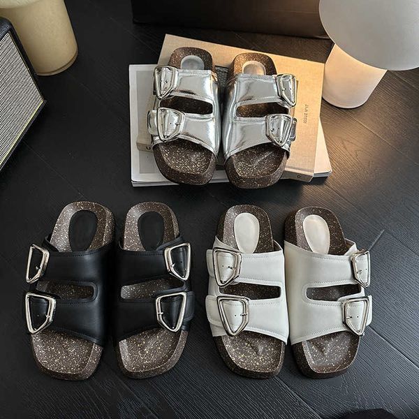 vero eva thick sole slippers with and square toe 2023 summer new korean version versatile niche fashion buckle for women, Black
vero eva thick sole slippers with and square toe 2023 summer new korean version versatile niche fashion buckle for women, Black
