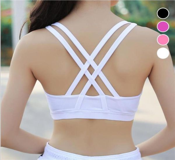 shoulder straps crossed shockproof beautiful back gathered sports bra moisture absorption sweating breathable running yoga u4779331, White;black
shoulder straps crossed shockproof beautiful back gathered sports bra moisture absorption sweating breathable running yoga u4779331, White;black