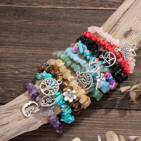 summer vintage multicolor stone beads bracelets for women girls beach holiday style tree star heart charm bracelet jewelry, Golden;silver
summer vintage multicolor stone beads bracelets for women girls beach holiday style tree star heart charm bracelet jewelry, Golden;silver