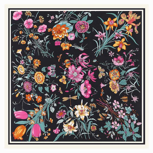 130cm luxury twill silk scarf women bandana square design floral kerchief scarves for ladies fashion shawl echarpe 0530, Blue;gray
130cm luxury twill silk scarf women bandana square design floral kerchief scarves for ladies fashion shawl echarpe 0530, Blue;gray