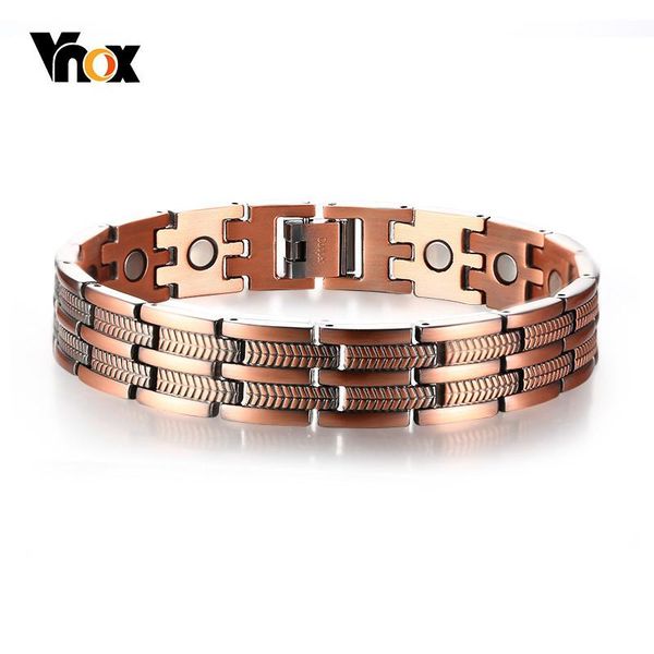 bangle vnox stylish red copper health bracelets for man women arthritis pain relief bio energy strap bracelet, Black
bangle vnox stylish red copper health bracelets for man women arthritis pain relief bio energy strap bracelet, Black