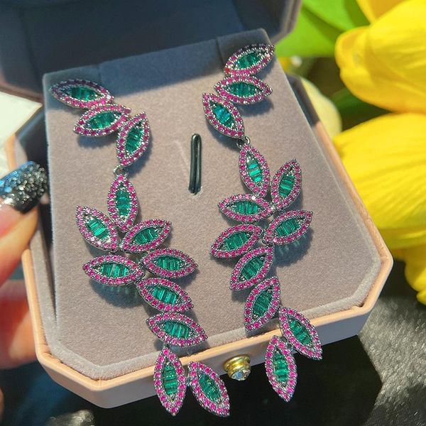 knot 2022 new design elegant leaves long earrings for women bling zirconia wedding dangler noble 925 silver needle earings gift
knot 2022 new design elegant leaves long earrings for women bling zirconia wedding dangler noble 925 silver needle earings gift