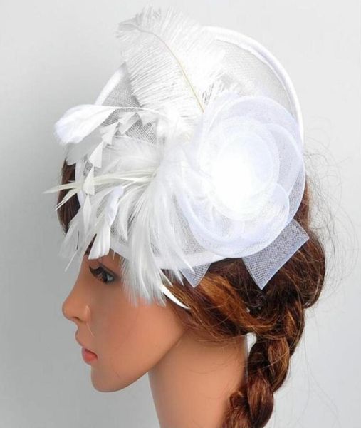 colorful bridal hats new arrival chapeau mariage elegant flower feathers wedding accessories for bride cappelli da cerimonia2380838, White
colorful bridal hats new arrival chapeau mariage elegant flower feathers wedding accessories for bride cappelli da cerimonia2380838, White