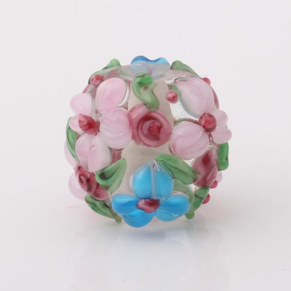 crystal 20mm round charms flower petals handmade murano lampwork glass loose beads for european bracelet jewelry diy crafts findings
crystal 20mm round charms flower petals handmade murano lampwork glass loose beads for european bracelet jewelry diy crafts findings