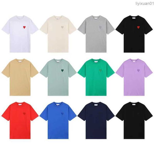 mens t shirt designer for men womens luxury amis shirts fashion tshirt casual summer short sleeve man tee woman clothing asian size s-xl yo4, White;black
mens t shirt designer for men womens luxury amis shirts fashion tshirt casual summer short sleeve man tee woman clothing asian size s-xl yo4, White;black