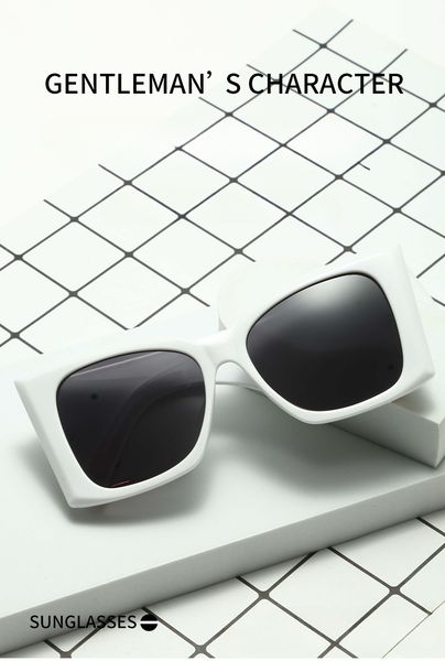 designer sunglasses popular in europe and america sunglasses for women senior sense personality tide retro fashion sunglasses, White;black
designer sunglasses popular in europe and america sunglasses for women senior sense personality tide retro fashion sunglasses, White;black