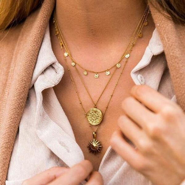 necklaces special and send them some sunshine with stainless steel sparkling multiround choker necklace and zodiac sign pendant necklace, Silver
necklaces special and send them some sunshine with stainless steel sparkling multiround choker necklace and zodiac sign pendant necklace, Silver