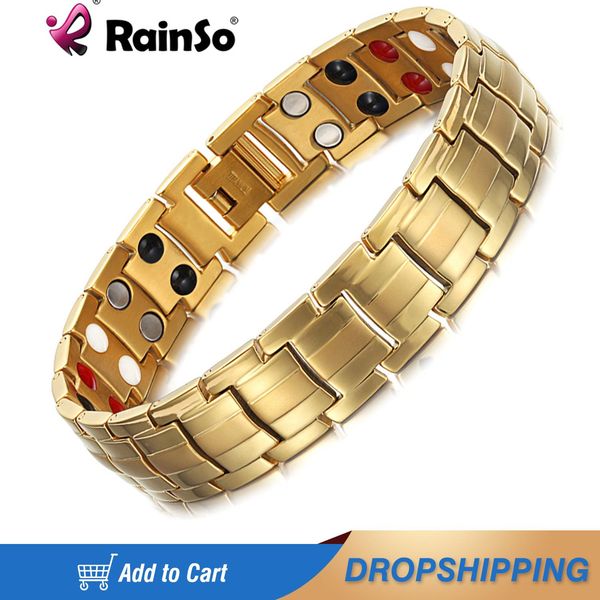 bangle rainso bracelets for men therapy germanium magnetic bracelet wristband health hologram link chain bracelets viking wholesale, Black
bangle rainso bracelets for men therapy germanium magnetic bracelet wristband health hologram link chain bracelets viking wholesale, Black