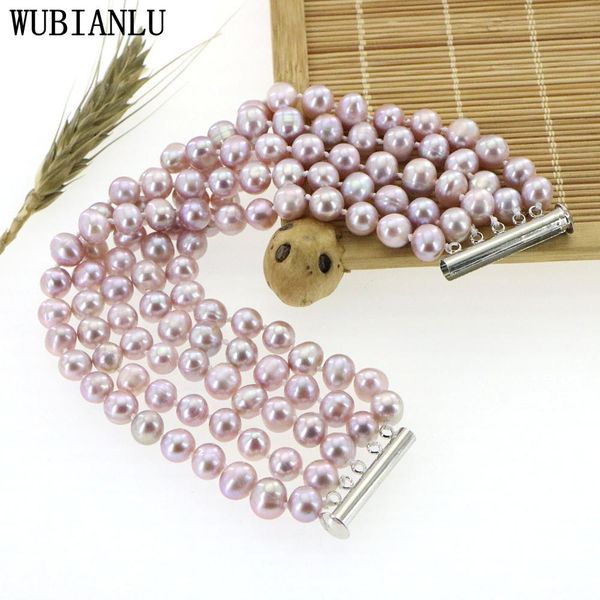 bangle new 4 colors 5 row 78mm real freshwater pearl bracelet for women in charm fashion jewelry friends girl birthday gift t257, Black
bangle new 4 colors 5 row 78mm real freshwater pearl bracelet for women in charm fashion jewelry friends girl birthday gift t257, Black