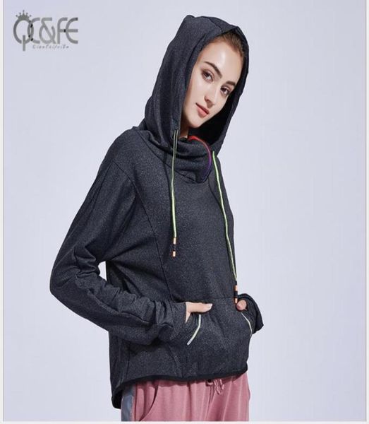 2019 autumn new loose recreational cap sports blouse long sleeve yoga fitness suit for women running5689719, White;black
2019 autumn new loose recreational cap sports blouse long sleeve yoga fitness suit for women running5689719, White;black