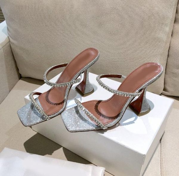 amina muaddi rhinestone high heels sandals and slippers women satin open-toed sandals net wine glass heel lady crystal high-heeled slippers, Black
amina muaddi rhinestone high heels sandals and slippers women satin open-toed sandals net wine glass heel lady crystal high-heeled slippers, Black