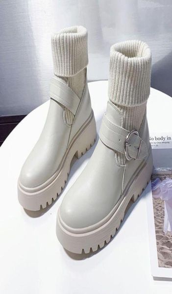 2021 new women leather autumn boots block heel black style platform shoes female footwear 502874
2021 new women leather autumn boots block heel black style platform shoes female footwear 502874