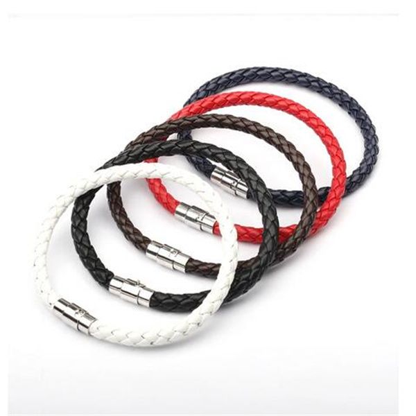 simple design men's leather bracelet multicolor stainless steel button bangle women men wristbands valentine's day jewelry gift gc, Golden;silver
simple design men's leather bracelet multicolor stainless steel button bangle women men wristbands valentine's day jewelry gift gc, Golden;silver