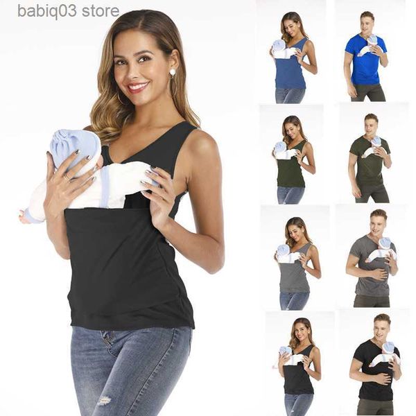 maternity tees safety kangaroo pocket t shirt baby carrier pregnancy clothes summer short sleeve mother father for feeding big nylon cotton, White
maternity tees safety kangaroo pocket t shirt baby carrier pregnancy clothes summer short sleeve mother father for feeding big nylon cotton, White
