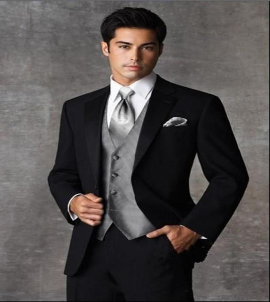 new custom made two button black groom tuxedos notch lapel groomsmen man wedding prom dinner suits jacketpantsvesttie 147767146, Black;gray
new custom made two button black groom tuxedos notch lapel groomsmen man wedding prom dinner suits jacketpantsvesttie 147767146, Black;gray