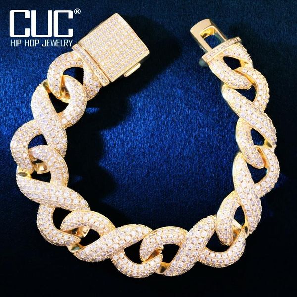 bangle gold color infinity style miami cuban chain bracelet for men iced out zircon hip hop link choker fashion rock jewelry 16mm, Black
bangle gold color infinity style miami cuban chain bracelet for men iced out zircon hip hop link choker fashion rock jewelry 16mm, Black