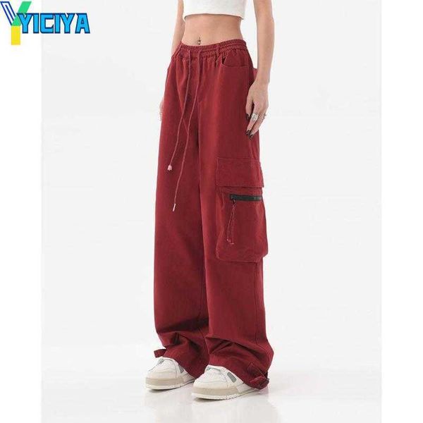 yiciya women's pants american vintage streetwear hip hop red cargo high street design straight pant y2k casual women trousers sweatpant, Black;white
yiciya women's pants american vintage streetwear hip hop red cargo high street design straight pant y2k casual women trousers sweatpant, Black;white