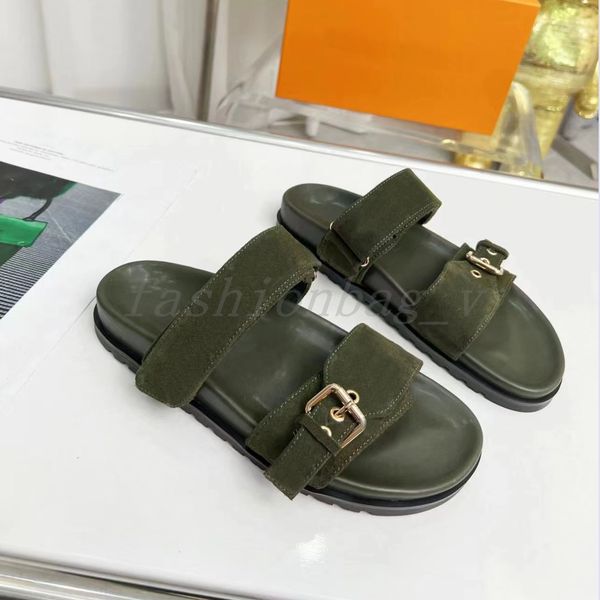 designer sandals bom dia comfort women beach sandals flat slides brown flower leather sandal flap adjusted gold buckles mule, Black
designer sandals bom dia comfort women beach sandals flat slides brown flower leather sandal flap adjusted gold buckles mule, Black