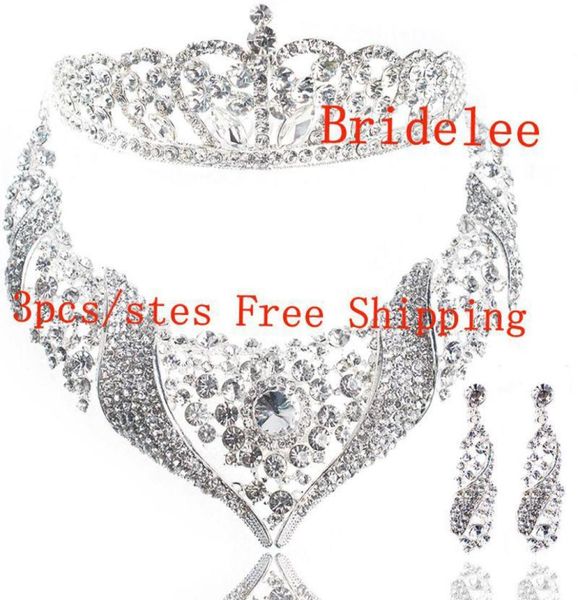 european and american jewelry bridal necklaces bridal tiara bridal crown threepiece wedding jewelry necklace earrings set4324834, White
european and american jewelry bridal necklaces bridal tiara bridal crown threepiece wedding jewelry necklace earrings set4324834, White