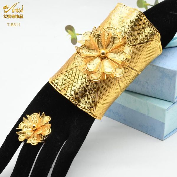 bangle aniid indian flower shape bangles with ring for women african luxury plated bangles bracelet gifts dubai wedding banquet jewelry, Black
bangle aniid indian flower shape bangles with ring for women african luxury plated bangles bracelet gifts dubai wedding banquet jewelry, Black