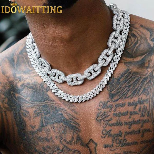 necklaces bling coffee bean cz paved 19mm choker link chain necklaces for men iced out sparking cubic zirconia hip hop fashion jewelry, Silver
necklaces bling coffee bean cz paved 19mm choker link chain necklaces for men iced out sparking cubic zirconia hip hop fashion jewelry, Silver