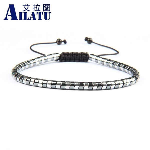 bangle ailatu men jewelry 4mm snake braiding bracelets natural hematite stone beads, Black
bangle ailatu men jewelry 4mm snake braiding bracelets natural hematite stone beads, Black