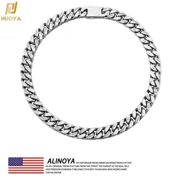 necklaces nuoya matte brushed polished necklace mens chain miami curb cuban link 316l stainless steel silver color 13mm hip hop jewelry
necklaces nuoya matte brushed polished necklace mens chain miami curb cuban link 316l stainless steel silver color 13mm hip hop jewelry