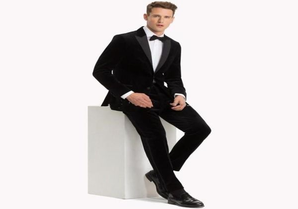 new fashionable side vent two buttons black velvet wedding groom tuxedos peak lapel groomsmen men suits prom blazer jacketpants6138662, Black;gray
new fashionable side vent two buttons black velvet wedding groom tuxedos peak lapel groomsmen men suits prom blazer jacketpants6138662, Black;gray