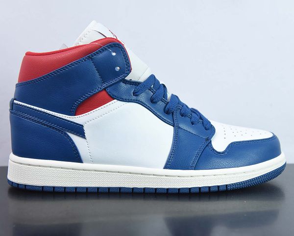jumpman 1 mid wmns 'french blue' basketball shoes white/french blue-gym red-sail-black sports outdoor sneakers whit box
jumpman 1 mid wmns 'french blue' basketball shoes white/french blue-gym red-sail-black sports outdoor sneakers whit box