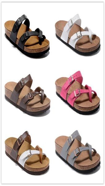 

mayari paris fashion slippers sliders mens womens summer cork sandals beach ladies flip flops loafers black white pink chaussures 5321435