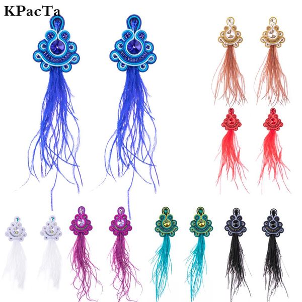 knot kpacta soutache handmade sales luxury long feather tassel earrings for women ethnic 2021 jewelry popular accessories party gift, Silver
knot kpacta soutache handmade sales luxury long feather tassel earrings for women ethnic 2021 jewelry popular accessories party gift, Silver