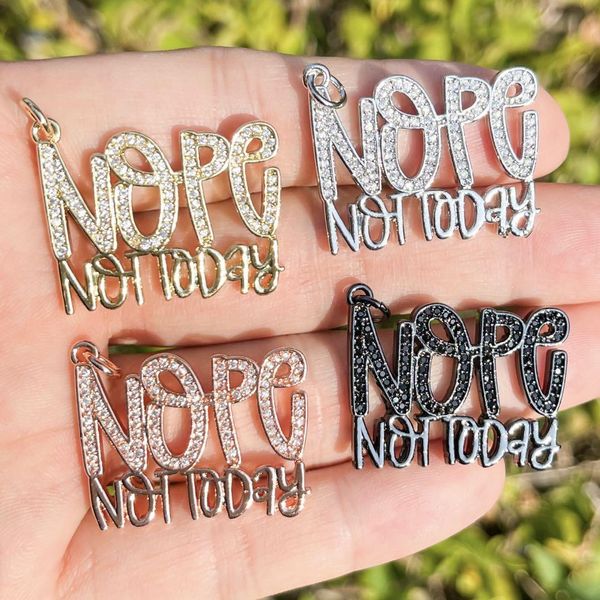 other 5pcs cubic zirconia pave nope not today word charms gold plated letter pendant for bracelet necklace bangle jewelry making
other 5pcs cubic zirconia pave nope not today word charms gold plated letter pendant for bracelet necklace bangle jewelry making