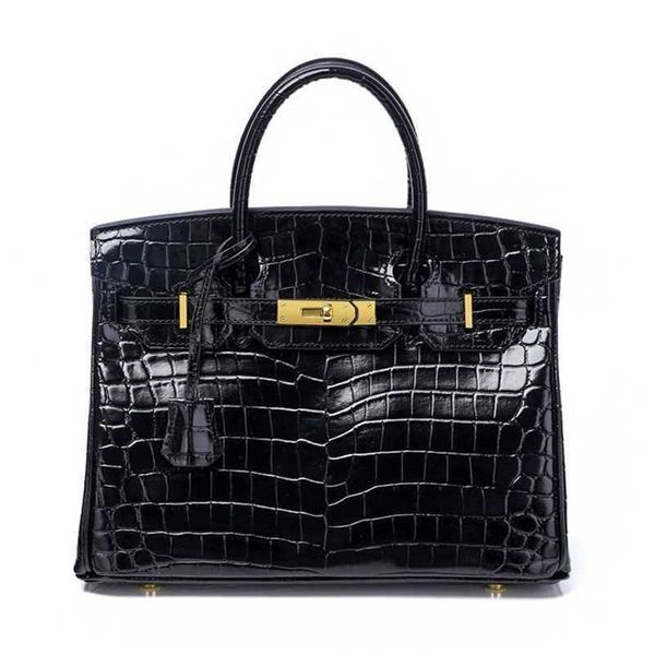 family h birkins bag leather tote fashion crocodile pattern one shoulder diagonal cross cowhide women's handbag original logo
family h birkins bag leather tote fashion crocodile pattern one shoulder diagonal cross cowhide women's handbag original logo