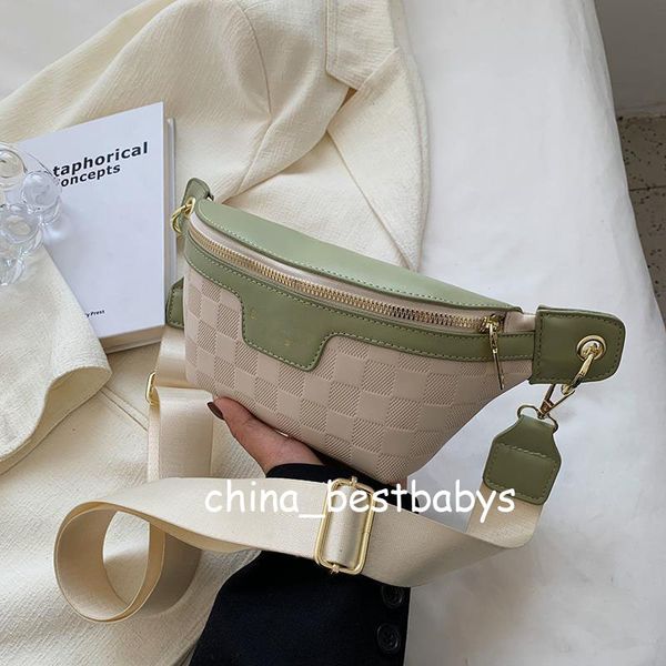 women waist packs wide strap crossbody chest bag female elegant plaid pu leather fanny pack ladies stylish fanny pack f230523
women waist packs wide strap crossbody chest bag female elegant plaid pu leather fanny pack ladies stylish fanny pack f230523