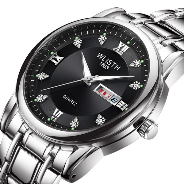 foreign trade watch dropshipping men's watch waterproof men's watch steel band watch double date quartz watch fashion watch wholes, Slivery;brown
foreign trade watch dropshipping men's watch waterproof men's watch steel band watch double date quartz watch fashion watch wholes, Slivery;brown