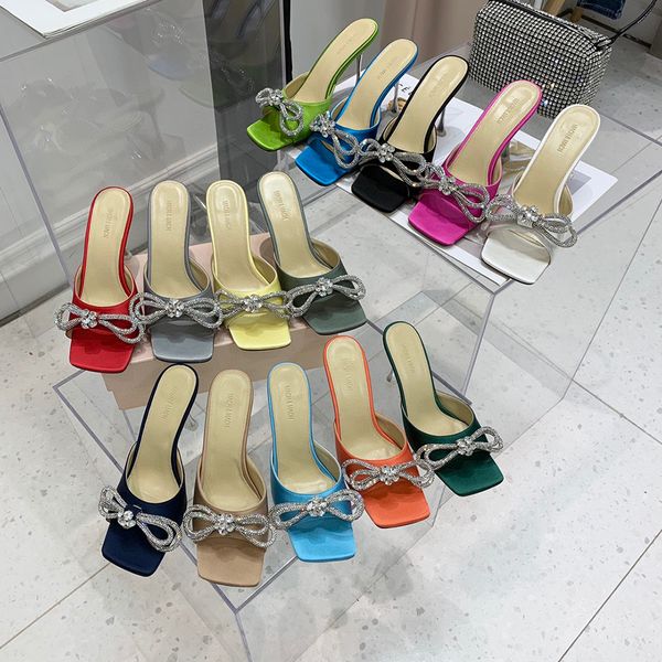 mach satin bow crystal embellished mules slippers evening shoes rhinestone stiletto heels 9.5cm clear pvc women's heel luxury designer, Black
mach satin bow crystal embellished mules slippers evening shoes rhinestone stiletto heels 9.5cm clear pvc women's heel luxury designer, Black
