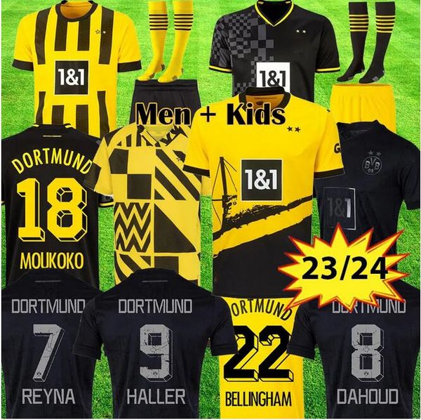 2023 2024 all black soccer jerseys haller borussia moukoko 22 23 24 football shirt reus pre match bellingham hummels reyna brandt dortmunds, Black;yellow
2023 2024 all black soccer jerseys haller borussia moukoko 22 23 24 football shirt reus pre match bellingham hummels reyna brandt dortmunds, Black;yellow