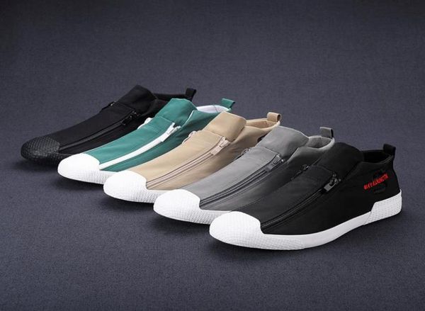 four seasons men canvas sneakers fashion doublerow zipper casual comfort flats shoes breathable zapatillas hombre size3844 a12930266
four seasons men canvas sneakers fashion doublerow zipper casual comfort flats shoes breathable zapatillas hombre size3844 a12930266
