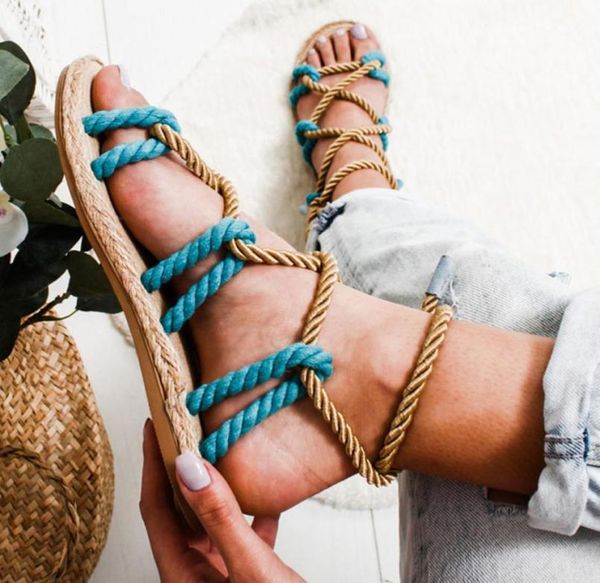 women sandals 2019 fashion shoes woman flat sandals hemp rope lace up gladiator sandals nonslip beach chaussures femme b7309981, Black
women sandals 2019 fashion shoes woman flat sandals hemp rope lace up gladiator sandals nonslip beach chaussures femme b7309981, Black