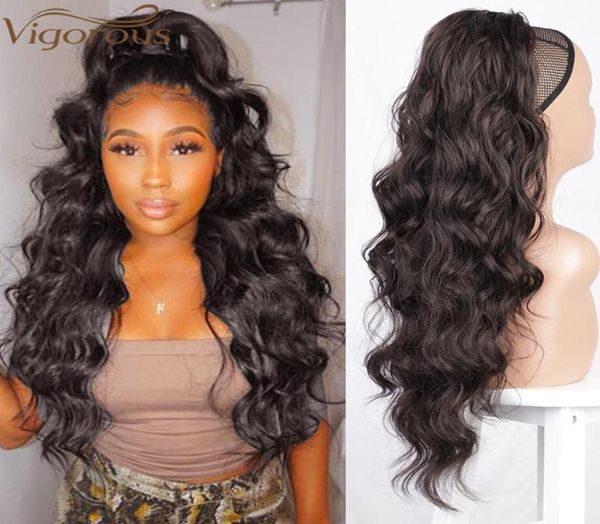 synthetic wigs vigorous long body wavy drawstring ponytail for women wave hair clip in hairpiece black fake1385620
synthetic wigs vigorous long body wavy drawstring ponytail for women wave hair clip in hairpiece black fake1385620