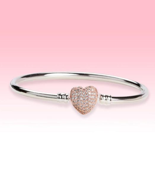love hearts clasp wedding bangle bracelet women gift jewelry with original box for pandora 925 stelring silver cz diamond bracelet4204872, Black
love hearts clasp wedding bangle bracelet women gift jewelry with original box for pandora 925 stelring silver cz diamond bracelet4204872, Black