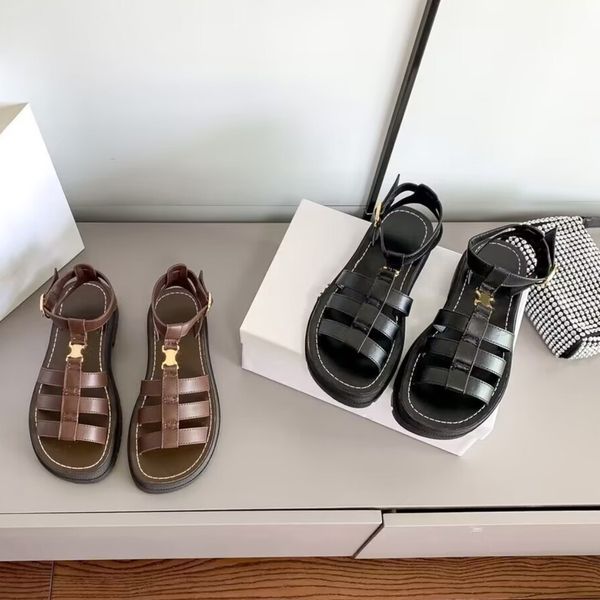 clea chunky thick bottom sandals designer triomphe gladiator logo sandal women platform shoes leather ankle strap mules slippers slides buck, Black
clea chunky thick bottom sandals designer triomphe gladiator logo sandal women platform shoes leather ankle strap mules slippers slides buck, Black