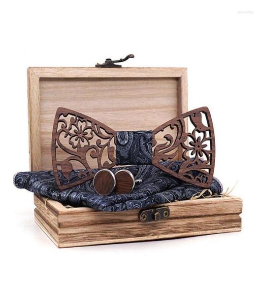 bow ties black walnut flower hollowed tie men wedding party business wood set handkerchief cufflinks donn229602014, Black;gray
bow ties black walnut flower hollowed tie men wedding party business wood set handkerchief cufflinks donn229602014, Black;gray
