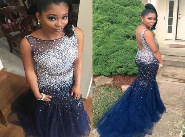 navy blue pageant prom dresses for black girls sheer neck mermaid tulle sparkly crystal backless long evening formal dr7752646, White;red
navy blue pageant prom dresses for black girls sheer neck mermaid tulle sparkly crystal backless long evening formal dr7752646, White;red